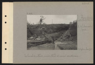La Panneterie (sud de Libermont) (près). Le canal du nord ; accès nord du canal souterrain