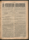 Avril 1925 - La Fédération balkanique
