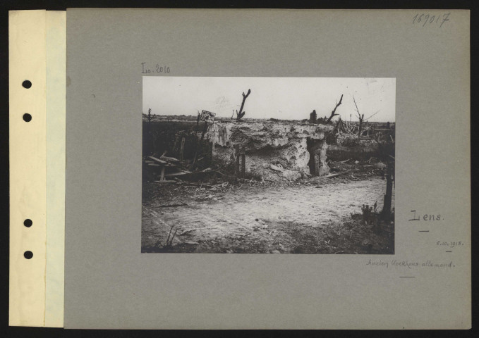 Lens. Ancien blockhaus allemand