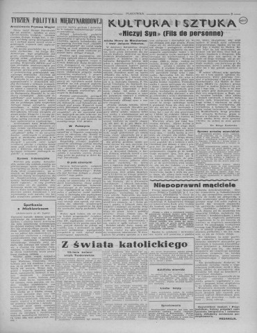 Placowka (1949 ; n°1-49)  Sous-Titre : Tygodnik polityczny, spoleczny i literacki  Autre titre : l'Avant poste