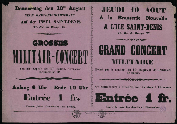 Grand concert militaire = Grosses Militair-Concert