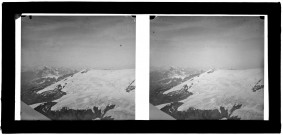 Chasseforêt, le Mont-Blanc et la Grande Casse vus de la Parrachée