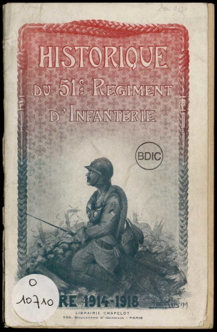 Historique du 51ème régiment d'infanterie