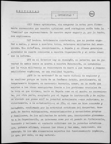 Comisión intercontinental de relaciones en exilio (1973 : n° 5 ; 9)