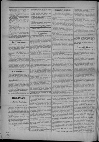 On les aura (1916-1918 : n°s 1-8), Sous-Titre : Journal du Front : Organe du 279ème Régiment Territorial en Campagne