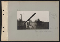 Croutoy (près). Poste de guet contre avions