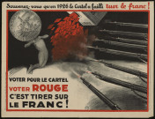 Souvenez-vous qu'en 1926 le Cartel a failli tuer le franc !