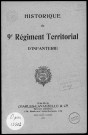 Historique du 9ème régiment territorial d'infanterie