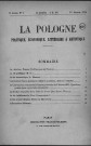 La Pologne politique, économique, littéraire et artistique (1924, n°1 - n°24)