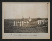 Tombes de soldats français aux environs de Barcy