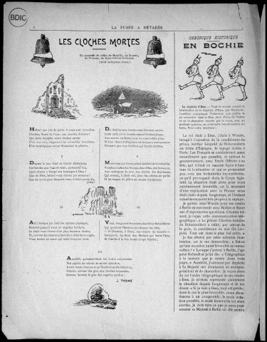 La fusée à retards (1918 : n° 1-2 ;4), Sous-Titre : Journal du 244e Régiment d'artillerie (N°s 1-2). Journal du front (N° 4), Autre titre : La fusée à retard...s