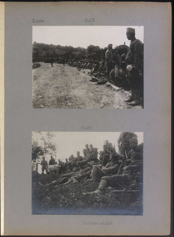 S.l. La retraite serbe ; halte