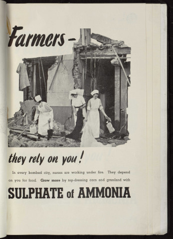 Farmers, they rely on you ! : grow more food with sulphate of ammonia