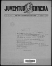 Juventud obrera (1947 : n° 12). Sous-Titre : boletín interior de las juventudes del P.O.U.M. en Francia