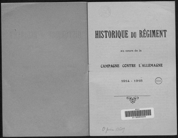 Historique du 139ème régiment d'infanterie territoriale