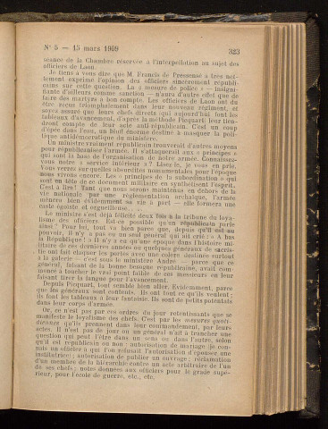 Mars 1909 - Bulletin officiel de la Ligue des Droits de l'Homme