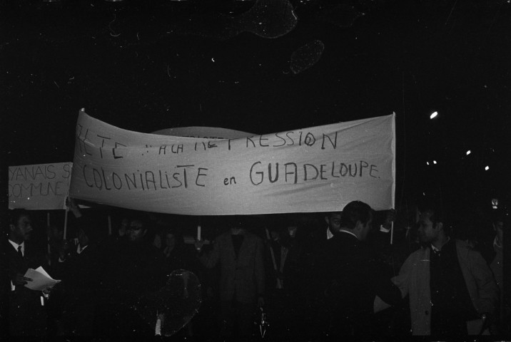 Manifestation des Guadeloupéens