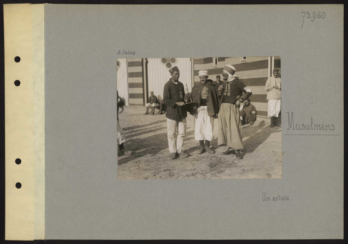 S.l. Musulmans. Un artiste