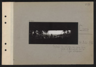 Cosne. Autour du village : vue prise d'un poste d'observation sur les lignes allemandes