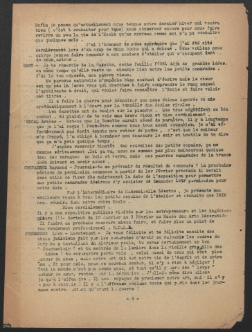 Gazette de l'atelier Bernier - Année 1918 fascicule 27