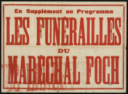 Les funérailles du maréchal Foch