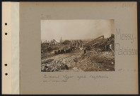 Massy-Palaiseau. Poudrerie Loyer après l'explosion et l'incendie