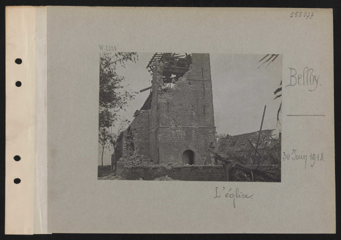 Belloy. L'église