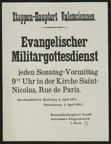Evangelischer Militärgottesdienst