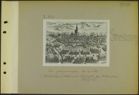 Strasbourg. Vue panoramique de la ville (Bibliothèque nationale. Cabinet des Estampes)