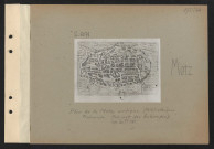 Metz. Plan de la Metz antique (Bibliothèque nationale, Cabinet des estampes, Cote Ge FF 3811)
