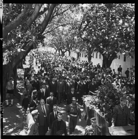 Nasser à Alger : obsèques de Mohammed Khemisti (suite): 4