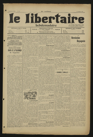 1910 - Le Libertaire