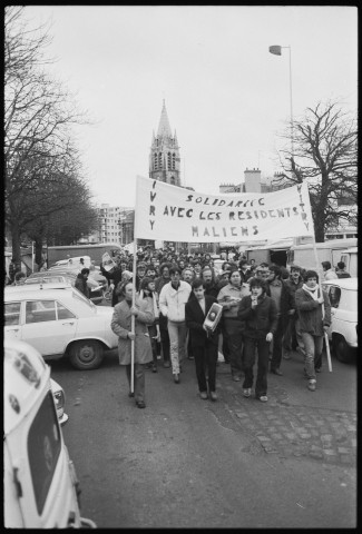 À Ivry-Vitry, manifestation de solidarité avec les résidents maliens