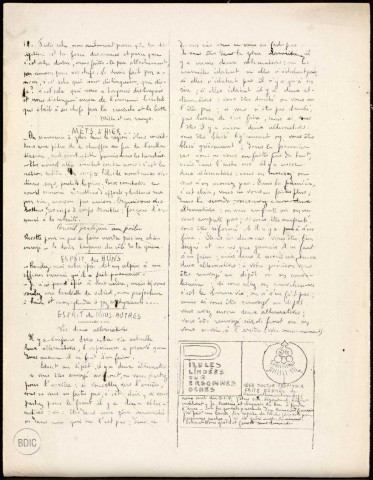 Le mouchoir : n° 02, Sous-Titre : Organe du péril (Ah! Rions)