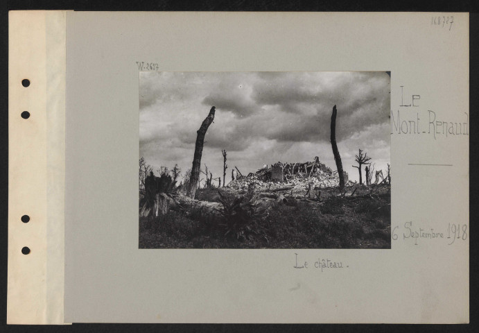 Le Mont-Renaud. Le château