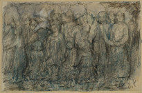 (Evacués d'un asile d'aveugles, 1914-1915)