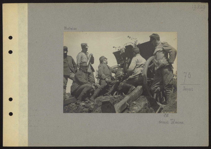 Tolmino (devant) (Slovénie). 75 deport