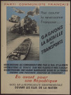 Pour assurer la renaissance française… Gagnons la bataille des transports