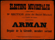 Arman, député de la Gironde, membre sortant