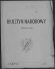 Biuletyn Narodowy (1955: n°1 - n°12)
