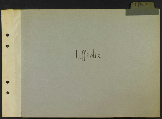 Intercalaire "Uffholtz"