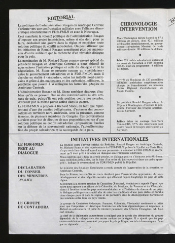 FDR - FMLN - info - flash - Salvador - 1983