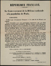 L'effort que réclamaient l'honneur et le salut de la France est engagé…