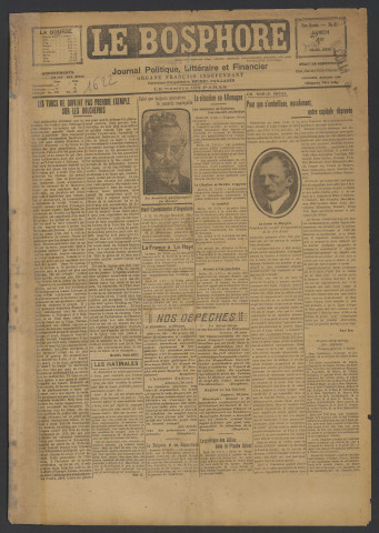 Juillet 1922 - Le Bosphore