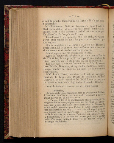 Juillet 1903 - Bulletin officiel de la Ligue des Droits de l'Homme