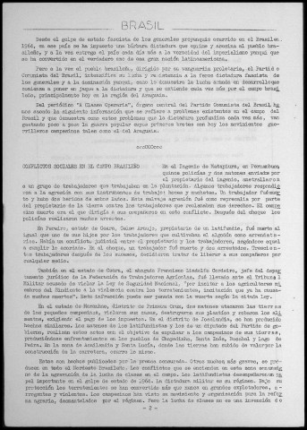 A.P.E.P. Internacional (1973 : n°1 ; 1974 : n° 3 ). Sous-Titre : Agencia de Prensa España Popular