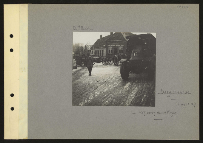 Bergueneuse. Un coin du village