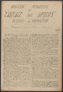 Bulletin périodique de l'Amicale des anciens blessés de Marmoutier : année 1919 fascicule 1-8