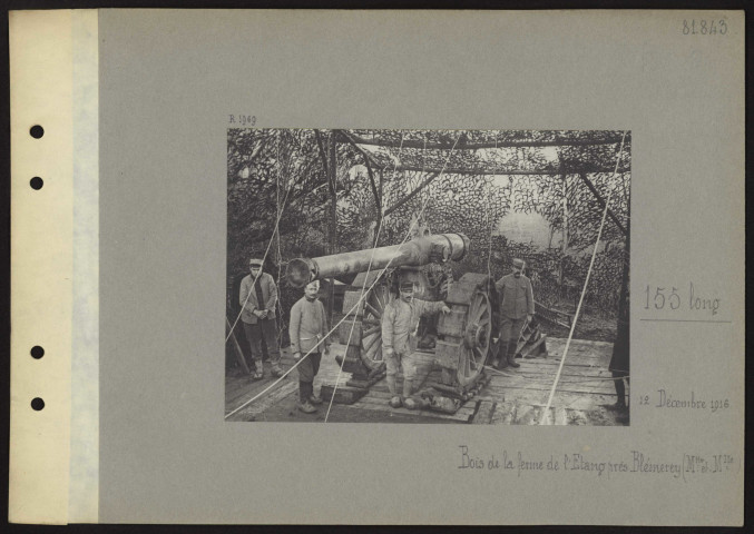 Blémerey (près) (Meurthe-et-Moselle). 155 long. Bois de la ferme de l'étang