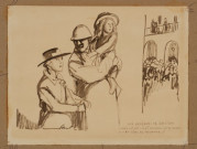 Aux obsèques de Gallieni). - Sans lui que serait devenue Notre-Dame ? -...et l'Arc de Triomphe...?